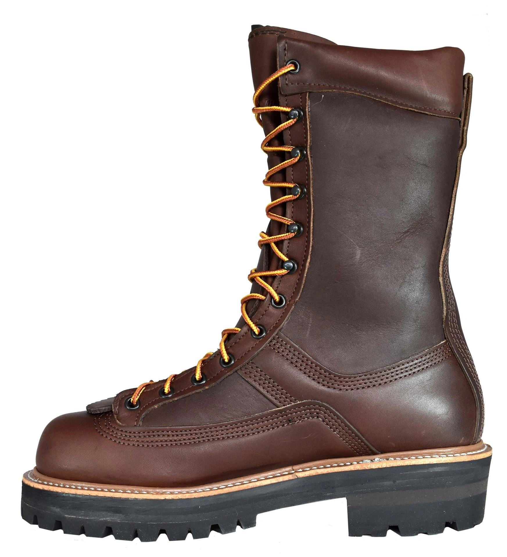 Scarpe All-Leather Powerline: Eleganza Classica in Stile Plain Toe – 10 Pollici di Stile Italiano.
